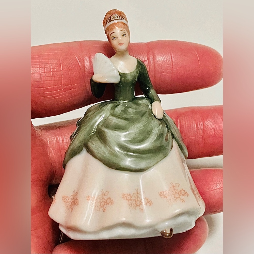 Vintage Royal Doulton Miniature Lady ‘Soirée’ Porcelain Figure